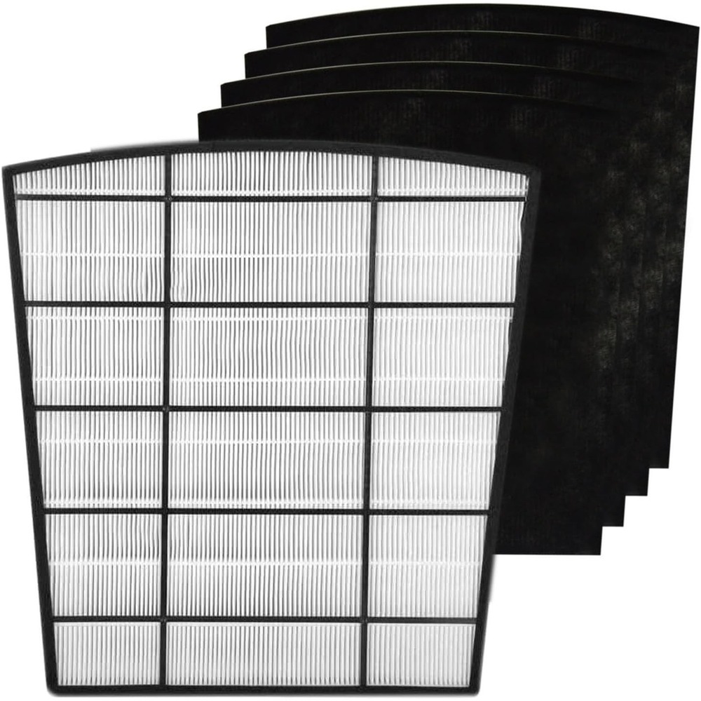 PUREBURG Replacement HEPA Filter + 4 Carbon Pre-Filters‎ for Hunter HP800